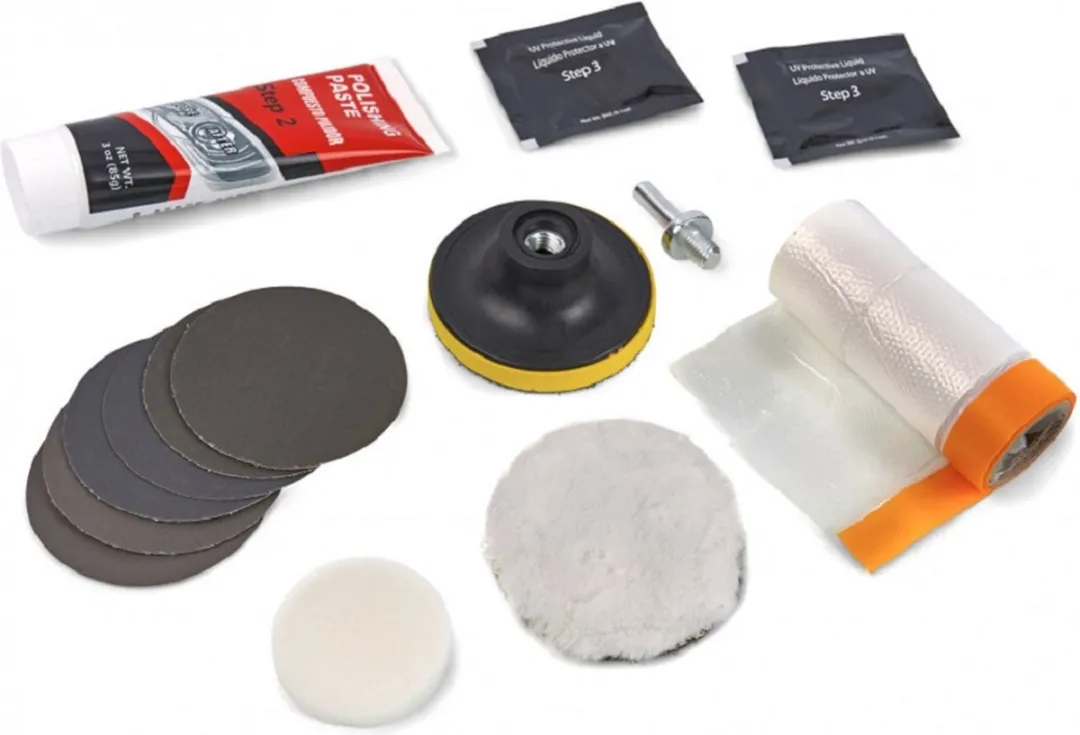 HBM Koplamp Polijst Set