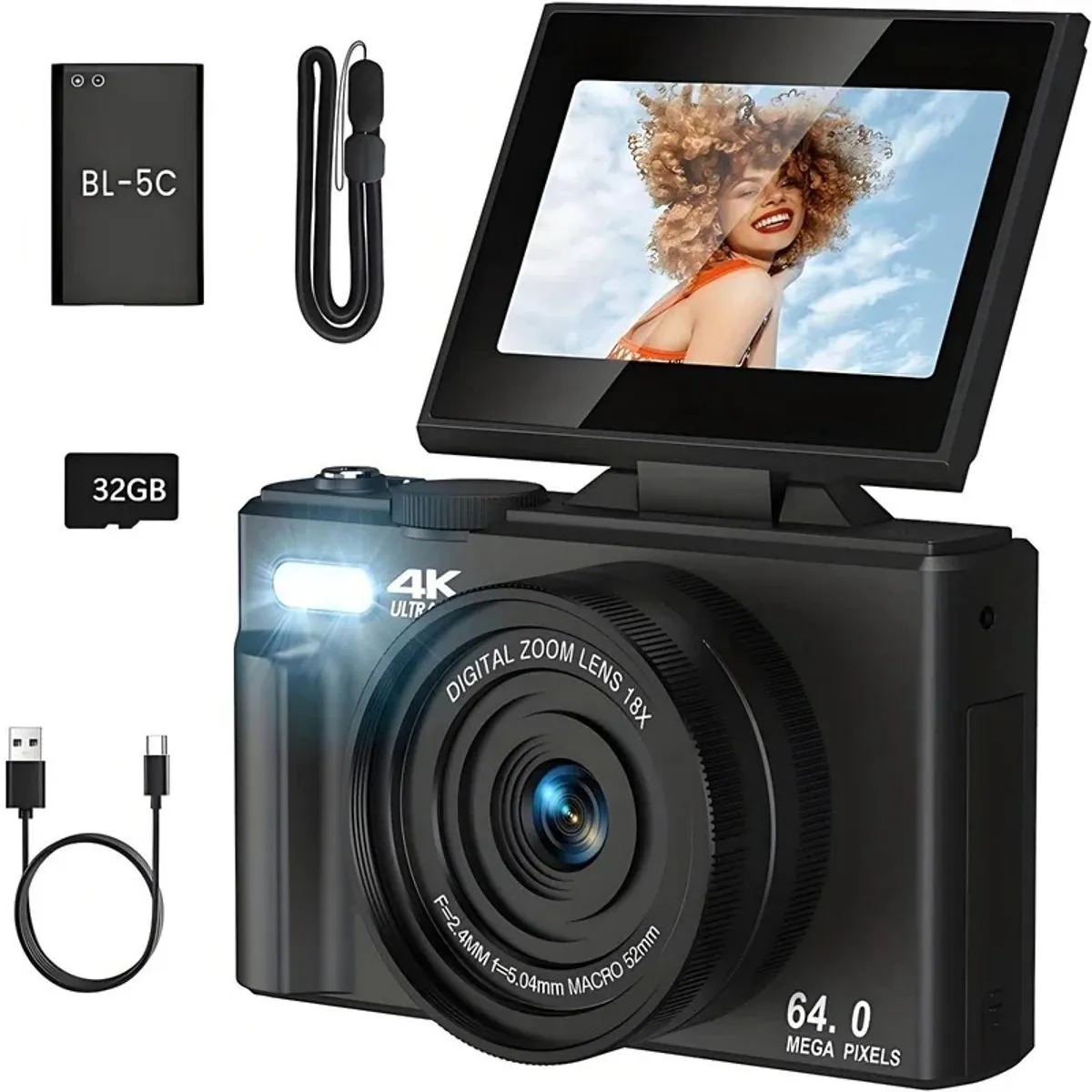 Lenovo DC-75MP-4K Digitale Camera 4K
