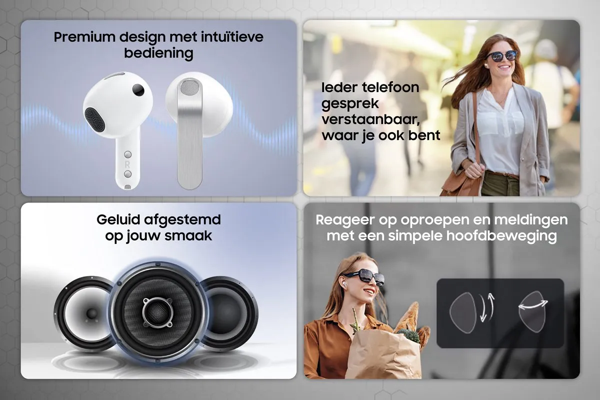 Samsung Galaxy Buds4 F-SM-R540WABOL - Wit