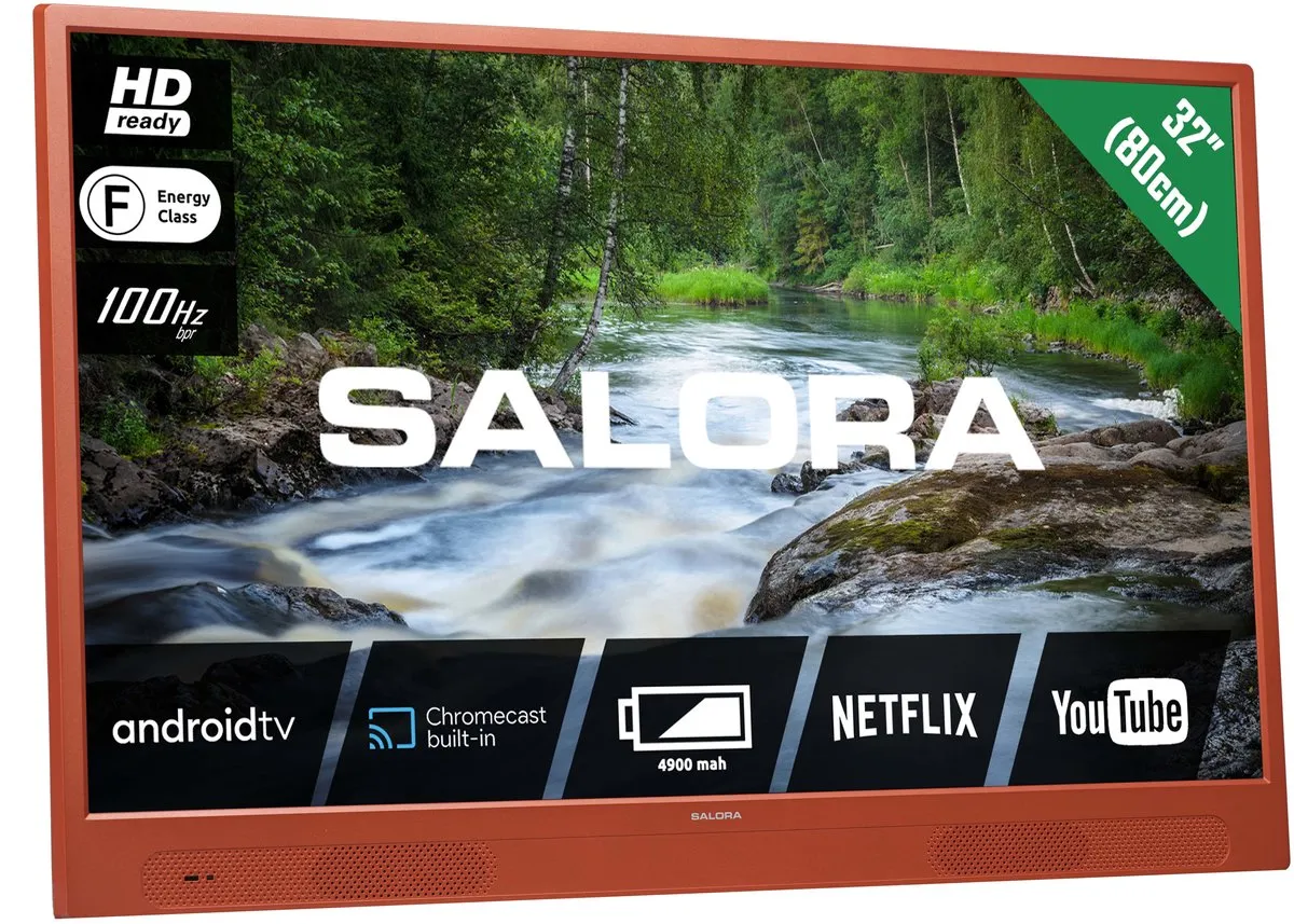 Salora Langaton 32" HD Smart TV - Oranje