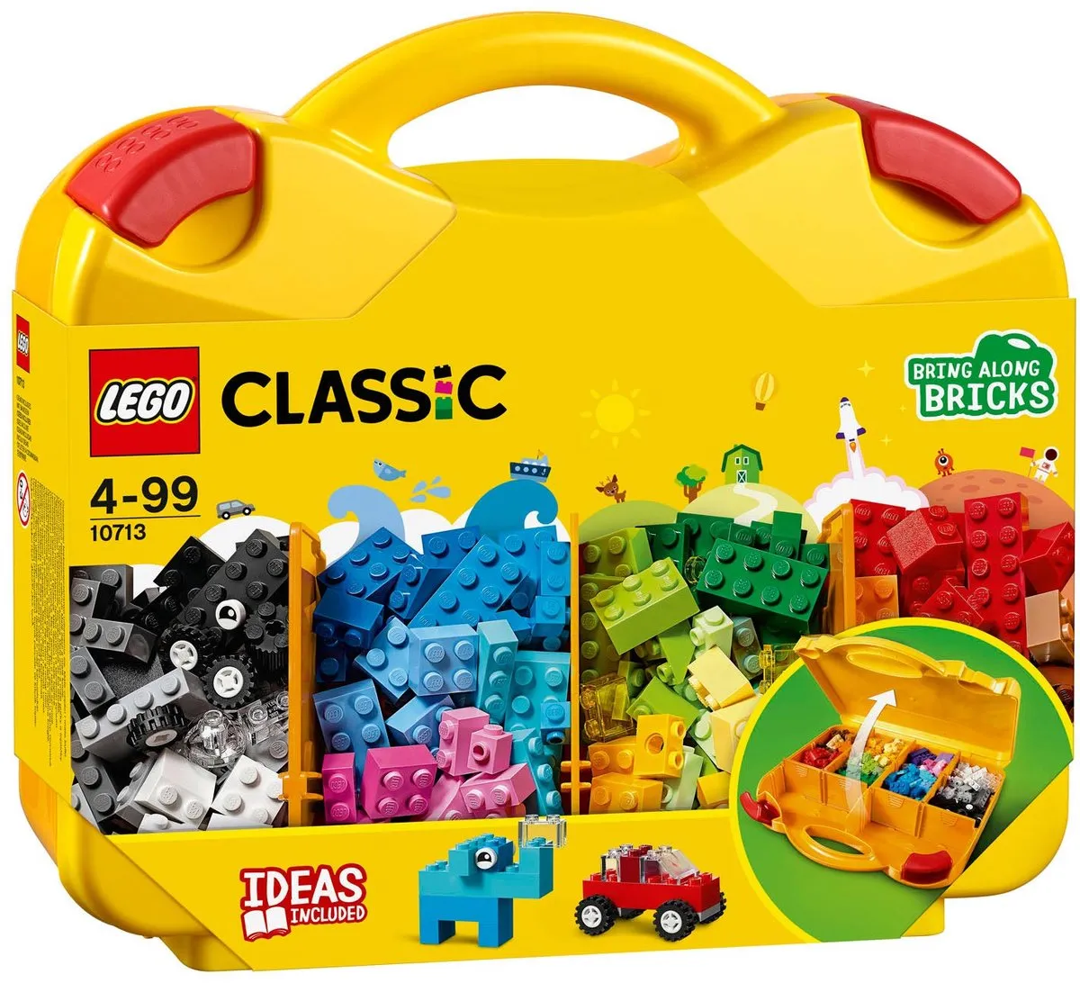 LEGO Classic Creatieve Koffer 10713 - Geel