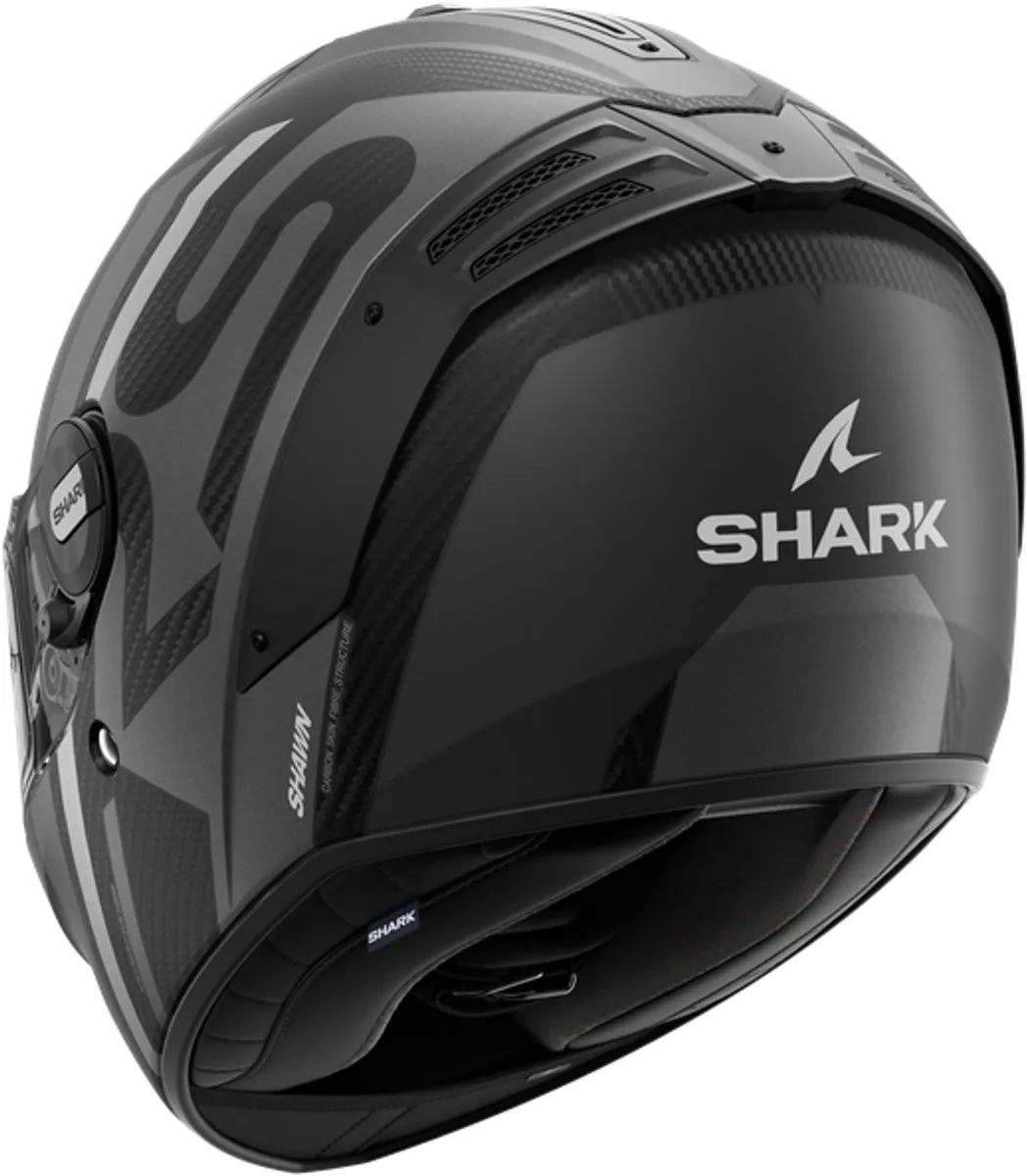 Shark Spartan RS Carbon Shawn Mat Carbon Helm - S - Antraciet