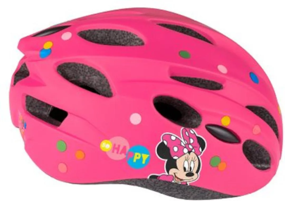 Disney Minnie Mouse Fietshelm - Roze - 52-56 cm