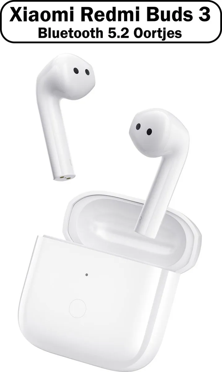 Xiaomi Redmi Buds 3 Draadloze Oordopjes - Wit - afbeelding 6 van 6