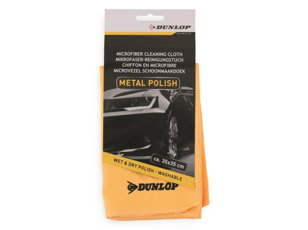 Dunlop Microvezeldoek Auto 35x35cm - Geel