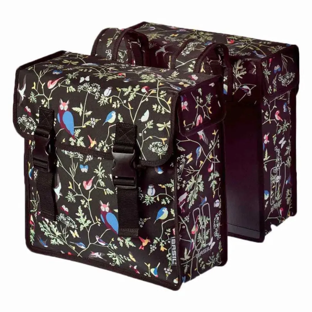 Basil Wanderlust Dubbele Fietstas 35L - Zwart