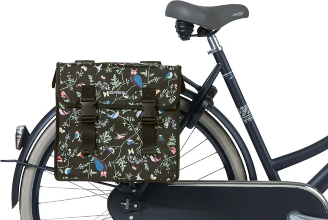 Basil Wanderlust Dubbele Fietstas 35L - Zwart