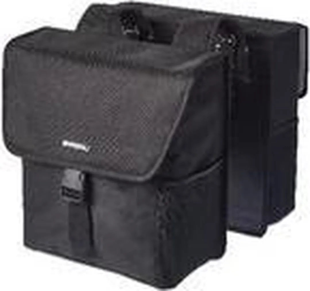 Basil Wanderlust Dubbele Fietstas 35L - Zwart