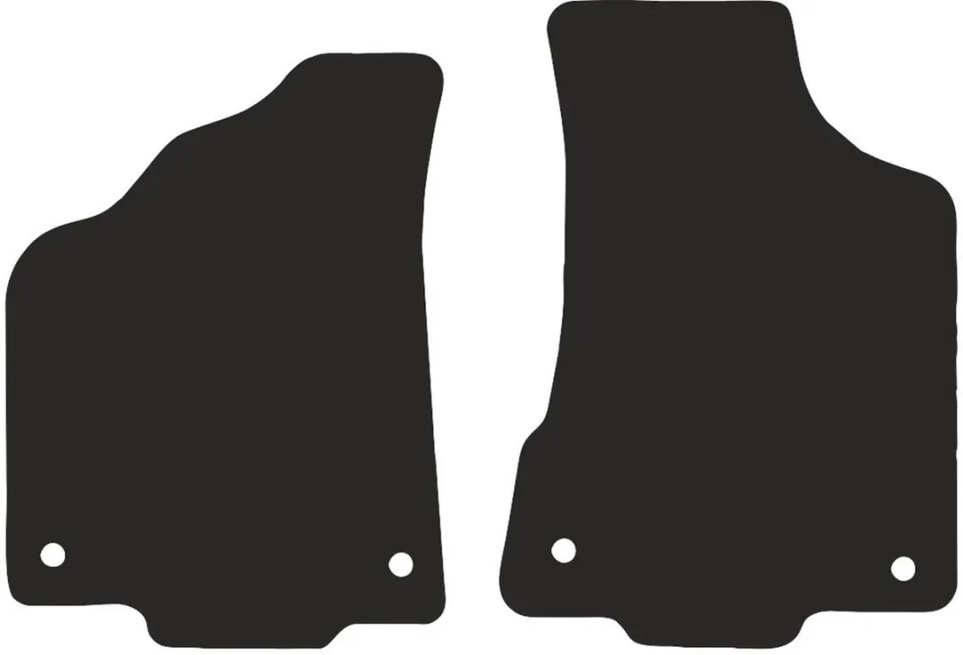 Volkswagen Polo III FL 6N2 Hatchback/Sedan - 2 Stuks - Zwart