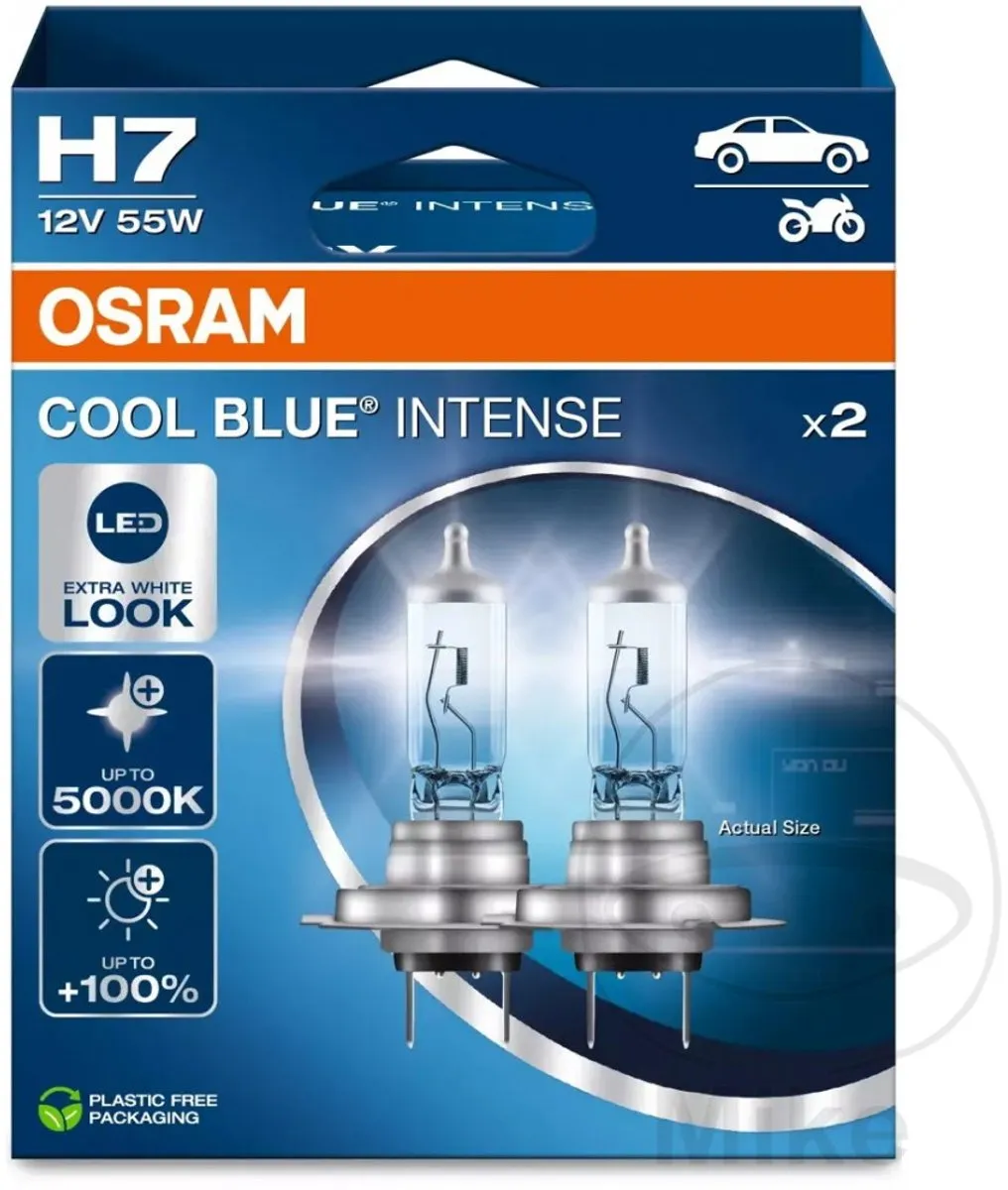 Osram Cool Blue Intense Next Gen H7 Halogeen Autolampen - 2 Stuks