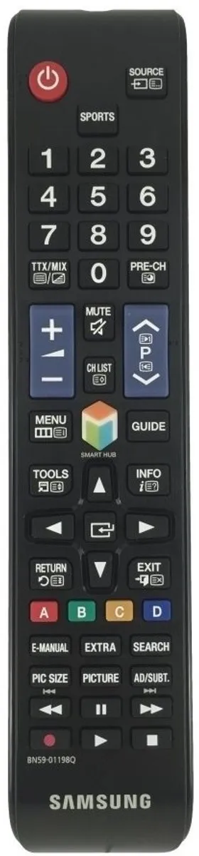 Originele Samsung BN59-01198Q TV afstandsbediening - Geschikt voor alle Samsung Smart televisie