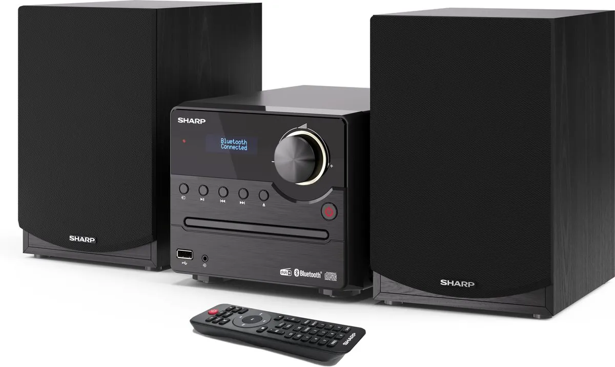 Sharp XL-B517D Home Audiosysteem - Zwart - afbeelding 6 van 6