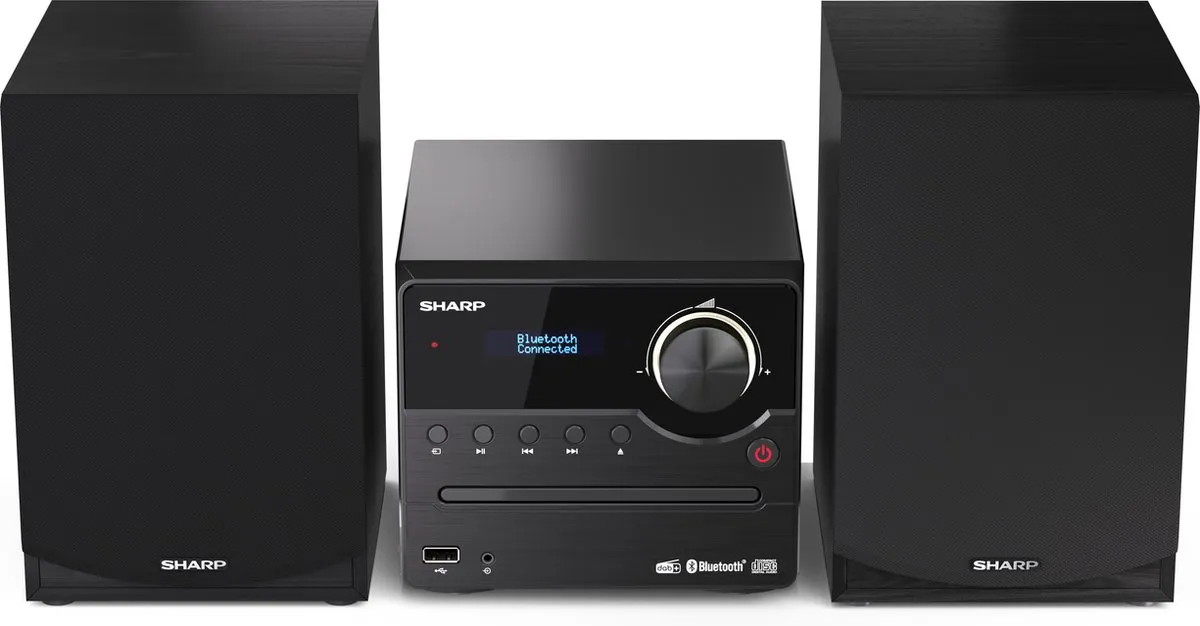 Sharp XL-B517D Home Audiosysteem - Zwart