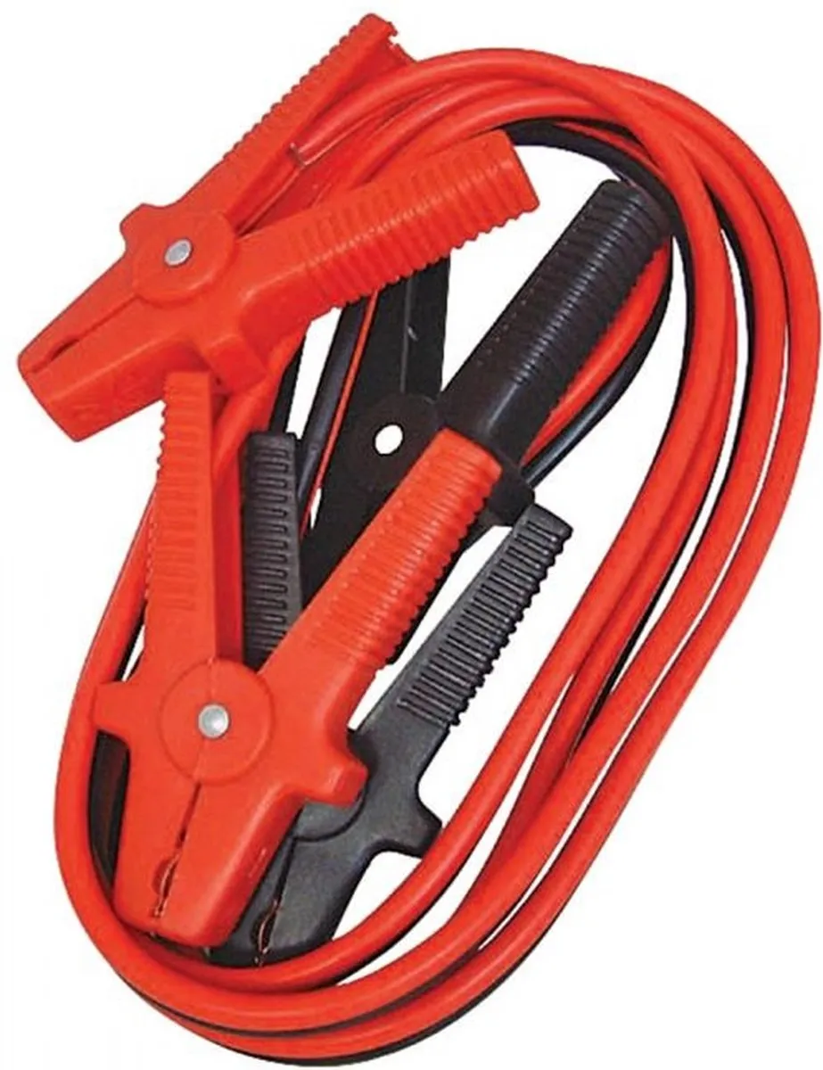 Silverline Startkabels 600A - 3,6m - Zwart/Rood