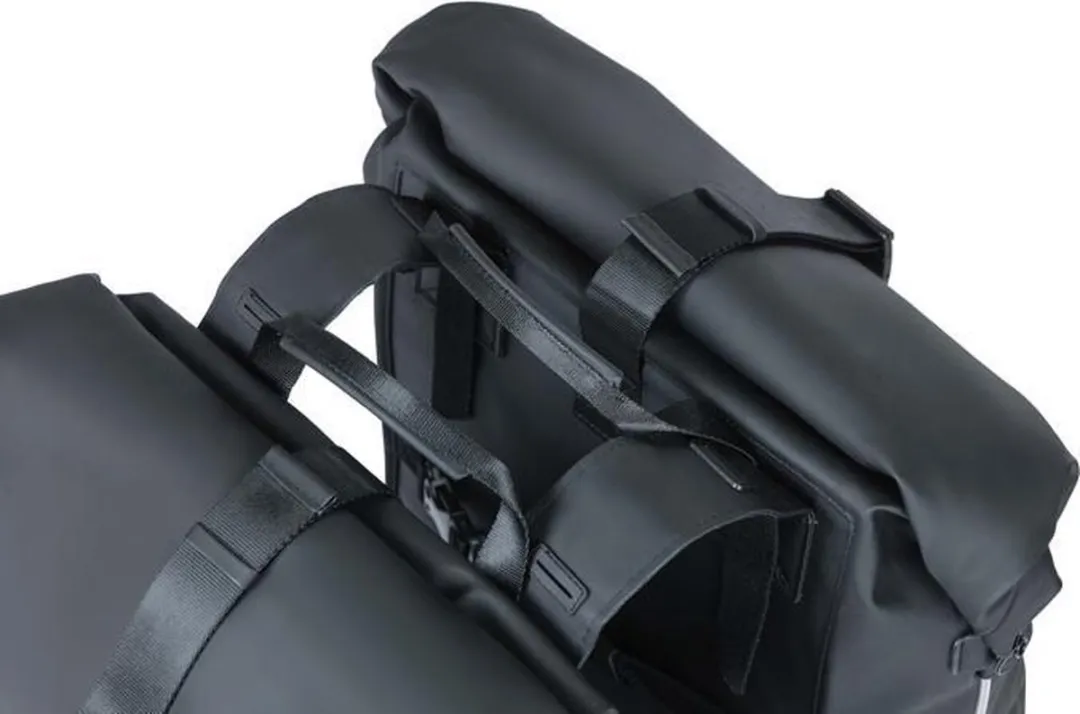 Basil SoHo Dubbele Fietstas Nordlicht - 41L - Zwart