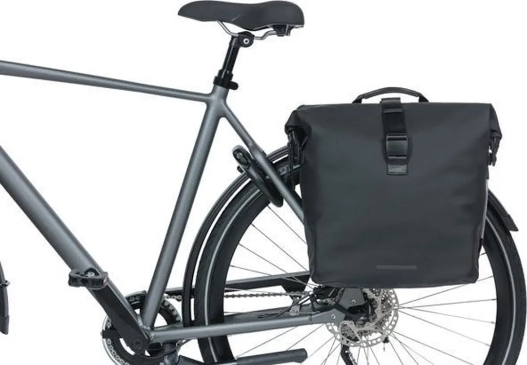 Basil SoHo Dubbele Fietstas Nordlicht - 41L - Zwart - afbeelding 6 van 6