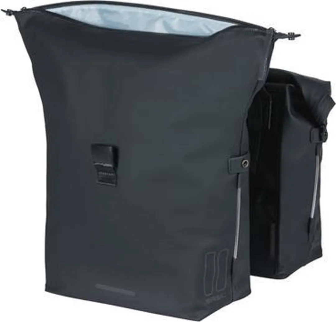 Basil SoHo Dubbele Fietstas Nordlicht - 41L - Zwart