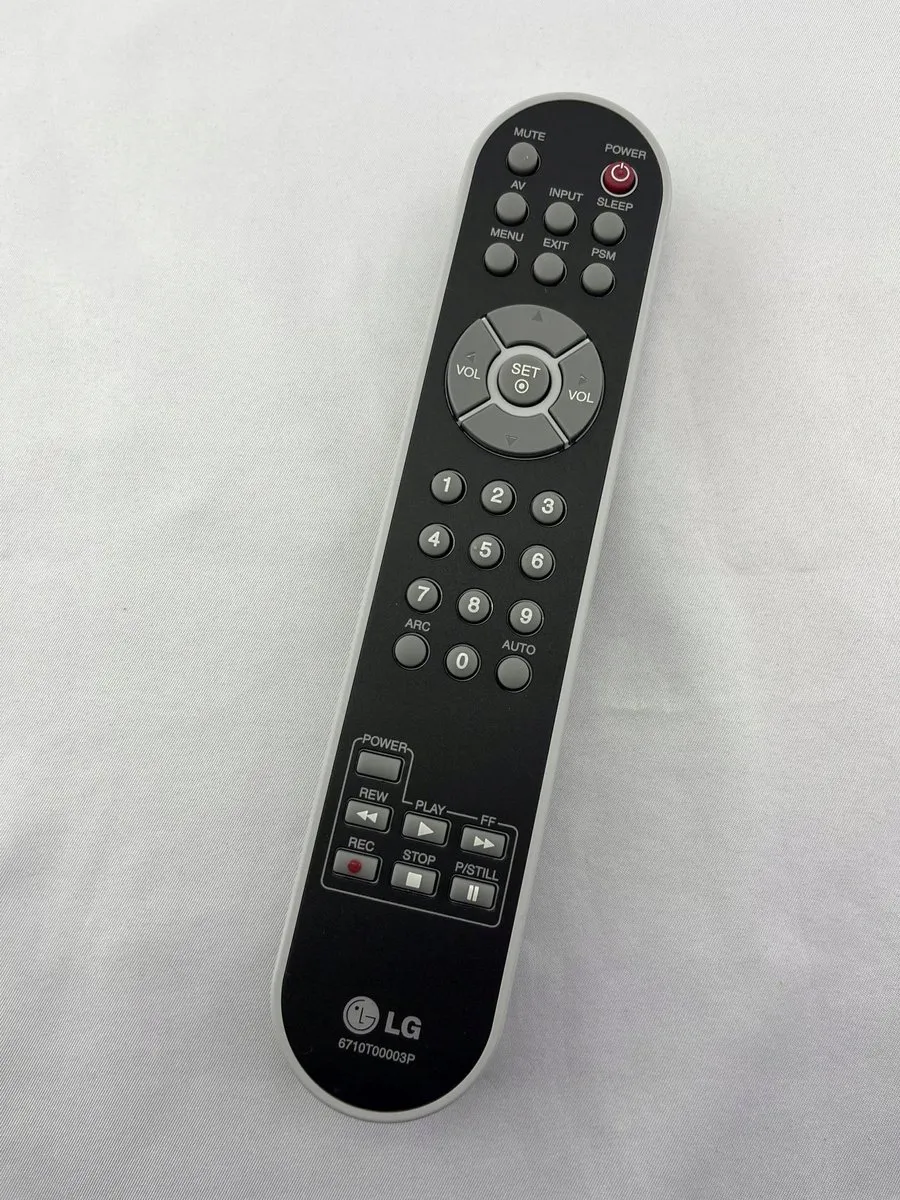 LG 6710T00003P Afstandsbediening - Zwart