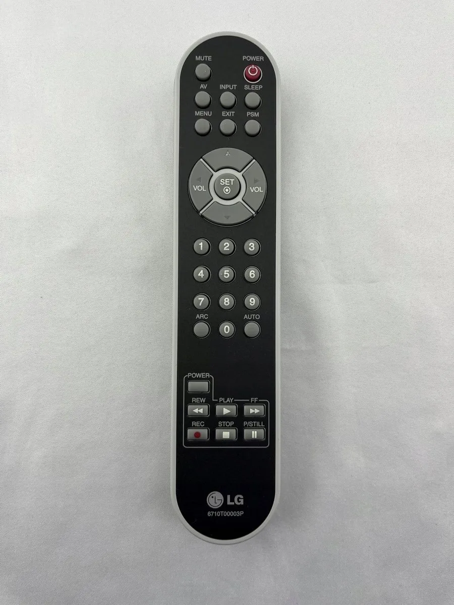 LG 6710T00003P Afstandsbediening - Zwart