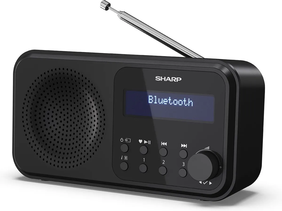 Sharp DR-P420(BK) DAB/FM Radio - Bluetooth - Zwart