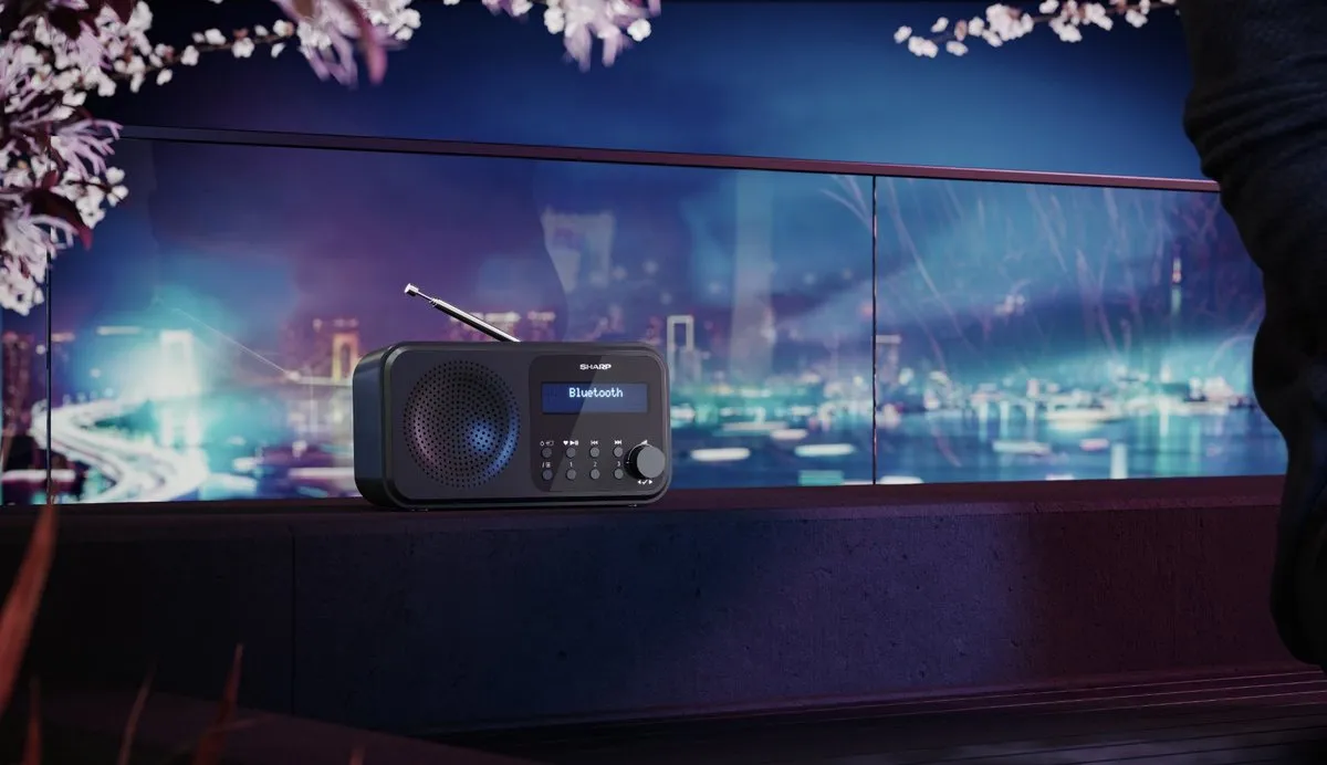 Sharp DR-P420(BK) DAB/FM Radio - Bluetooth - Zwart