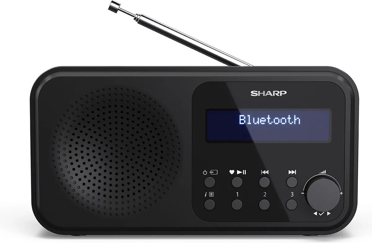 Sharp DR-P420(BK) DAB/FM Radio - Bluetooth - Zwart