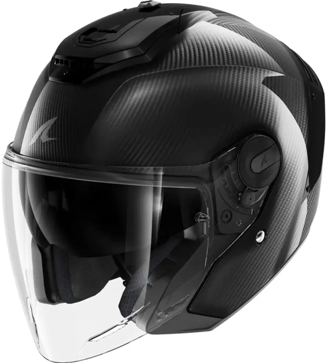 Shark RS JET Full Carbon DAD Helm - Maat S - Antraciet/Glossy
