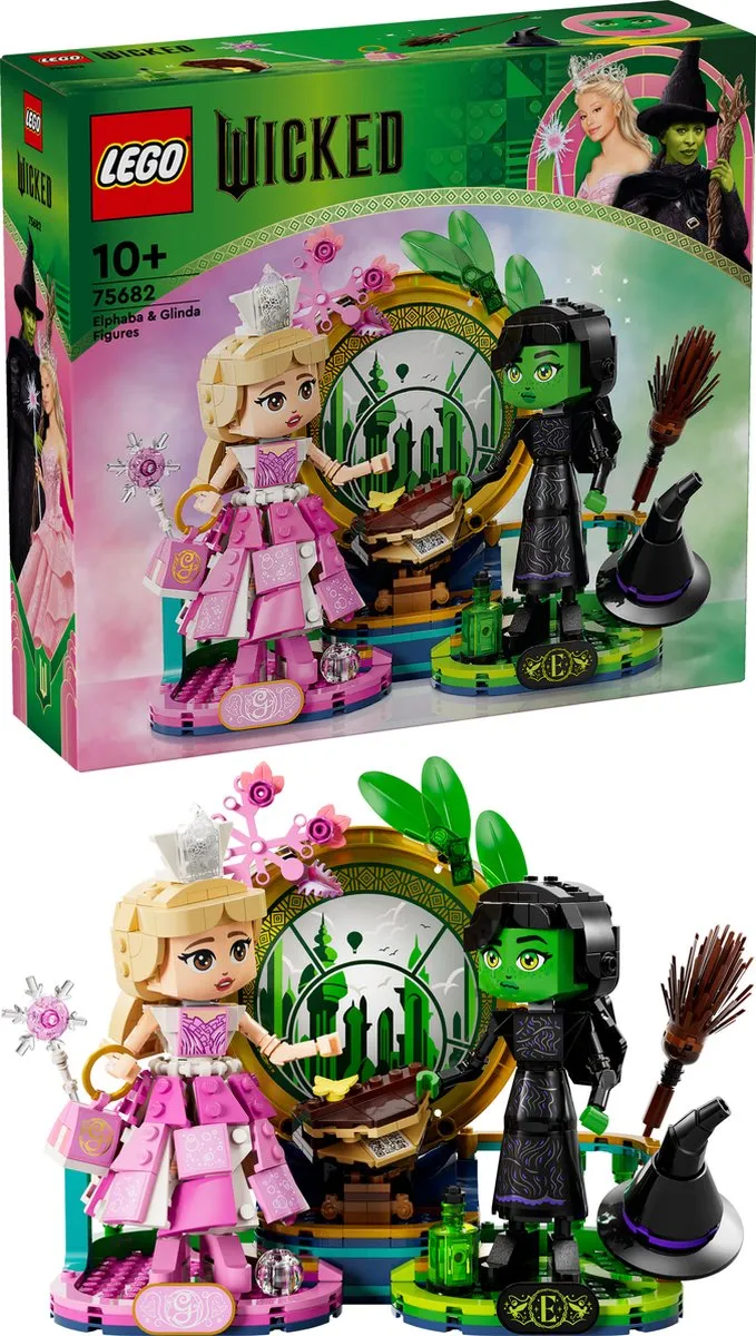 LEGO Wicked Elphaba & Glinda 75682 - 558 Stukken - Meerkleurig
