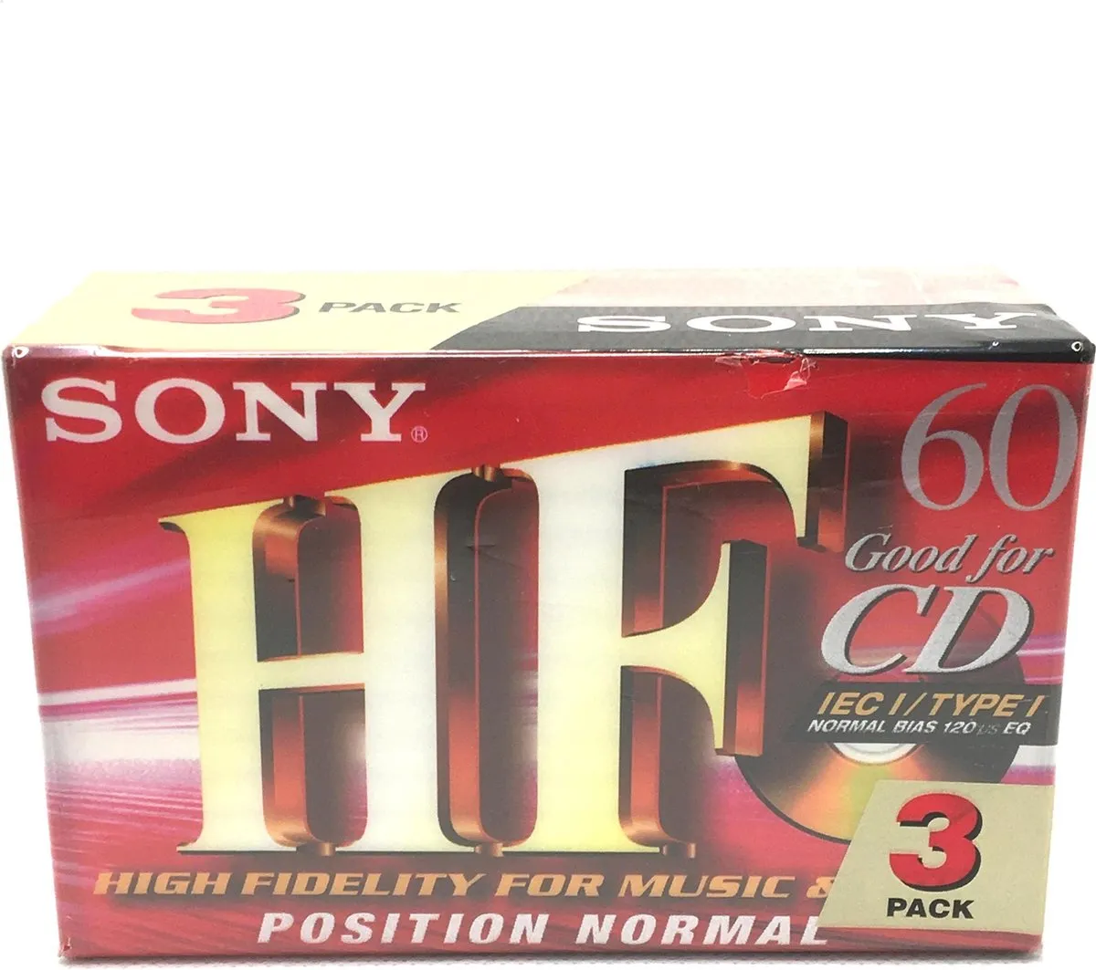 Sony HF 60 Cassettebandjes 3 Stuks