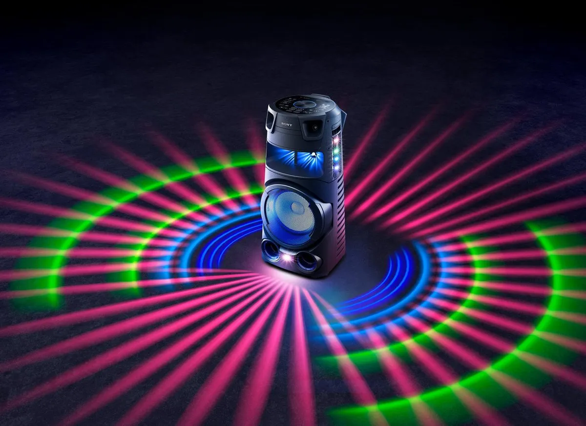 Sony MHC-V73D Bluetooth Partybox - Zwart - afbeelding 6 van 6