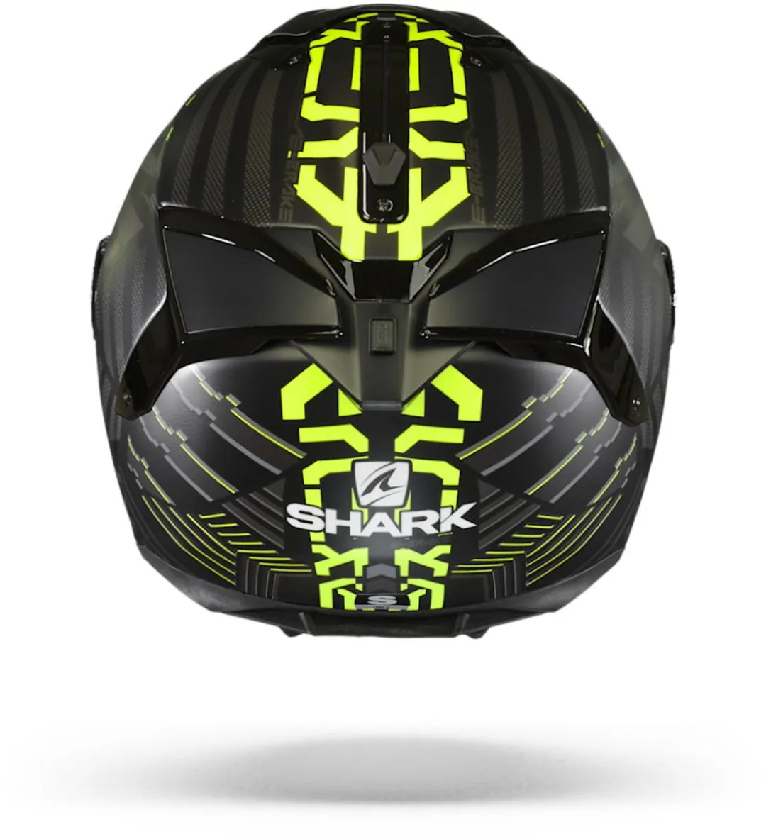 Shark Spartan GT Bcl E-Brake Helm - 2XL - Mat Zwart/Fluor Geel