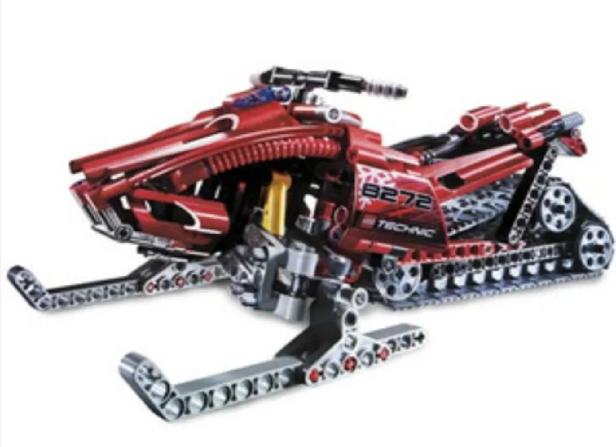 LEGO Technic Sneeuwscooter - Zwart/Rood/Grijs