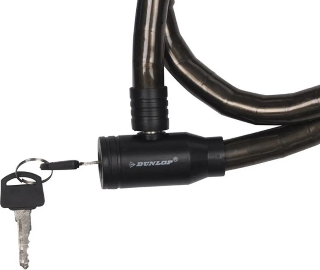Dunlop Kabelslot 80cm - Zwart