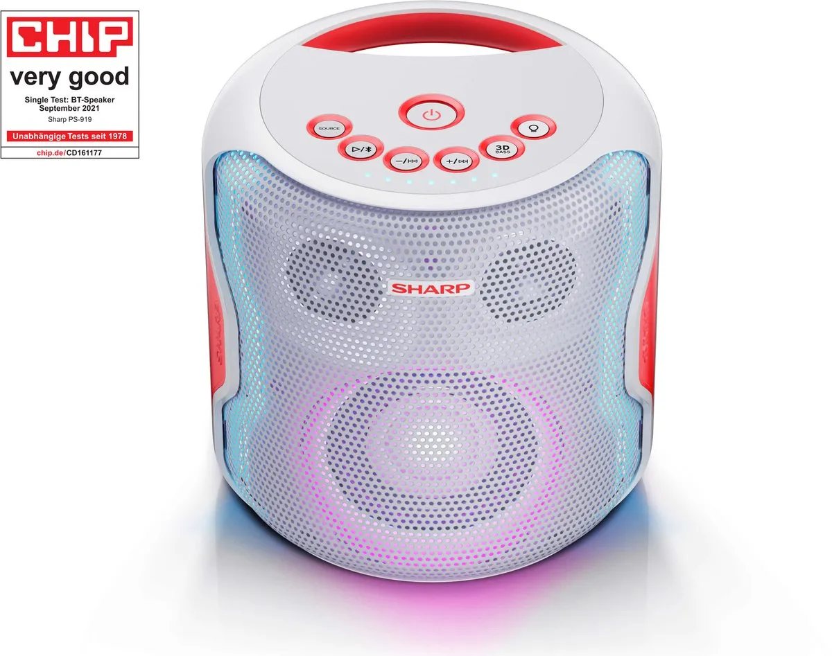 Sharp PS-919(WH) Partyspeaker 130W