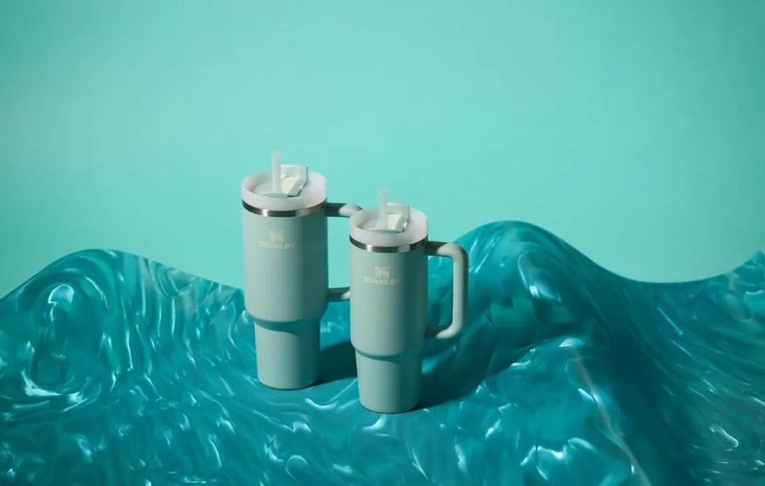 Stanley Quencher H2.0 Flowstate 1.2L Thermosbeker - Seafoam