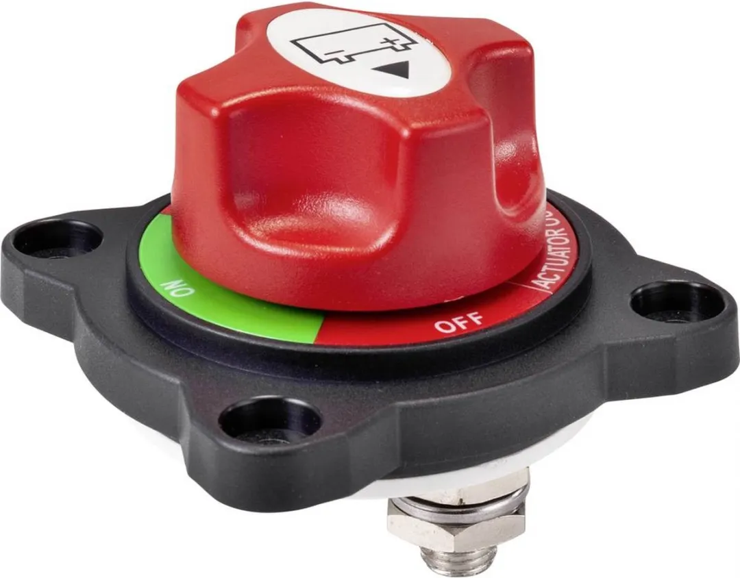 Tru Components TC-9076248 Auto Accuschakelaar 300A - Rood/Zwart