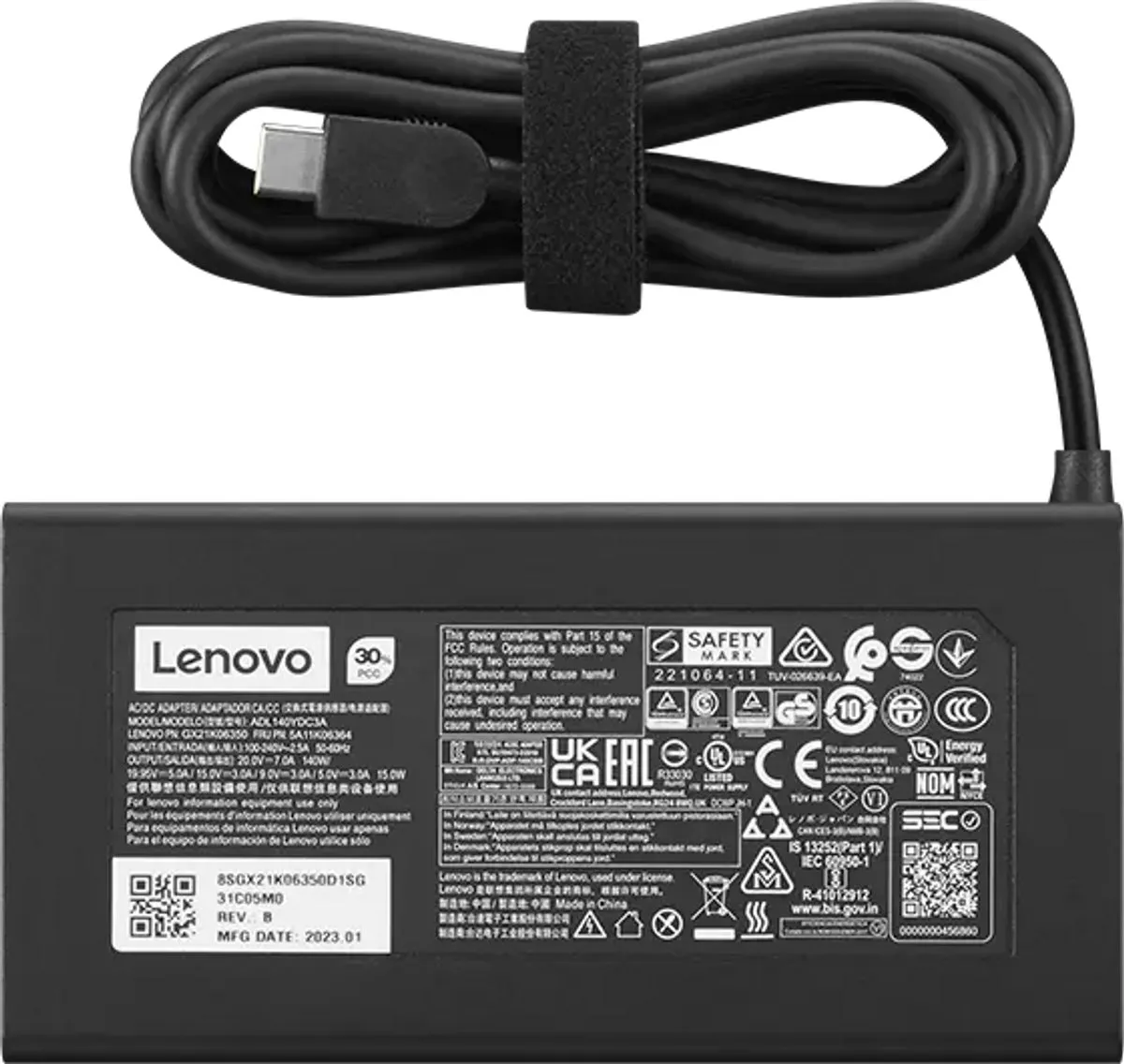 Lenovo Legion USB-C Netvoedingsadapter 140W