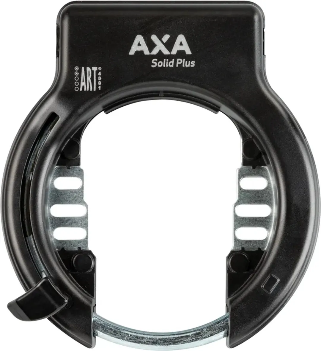AXA Solid Plus Ringslot ART2 Insteekketting 140cm - Complete Set - Zwart