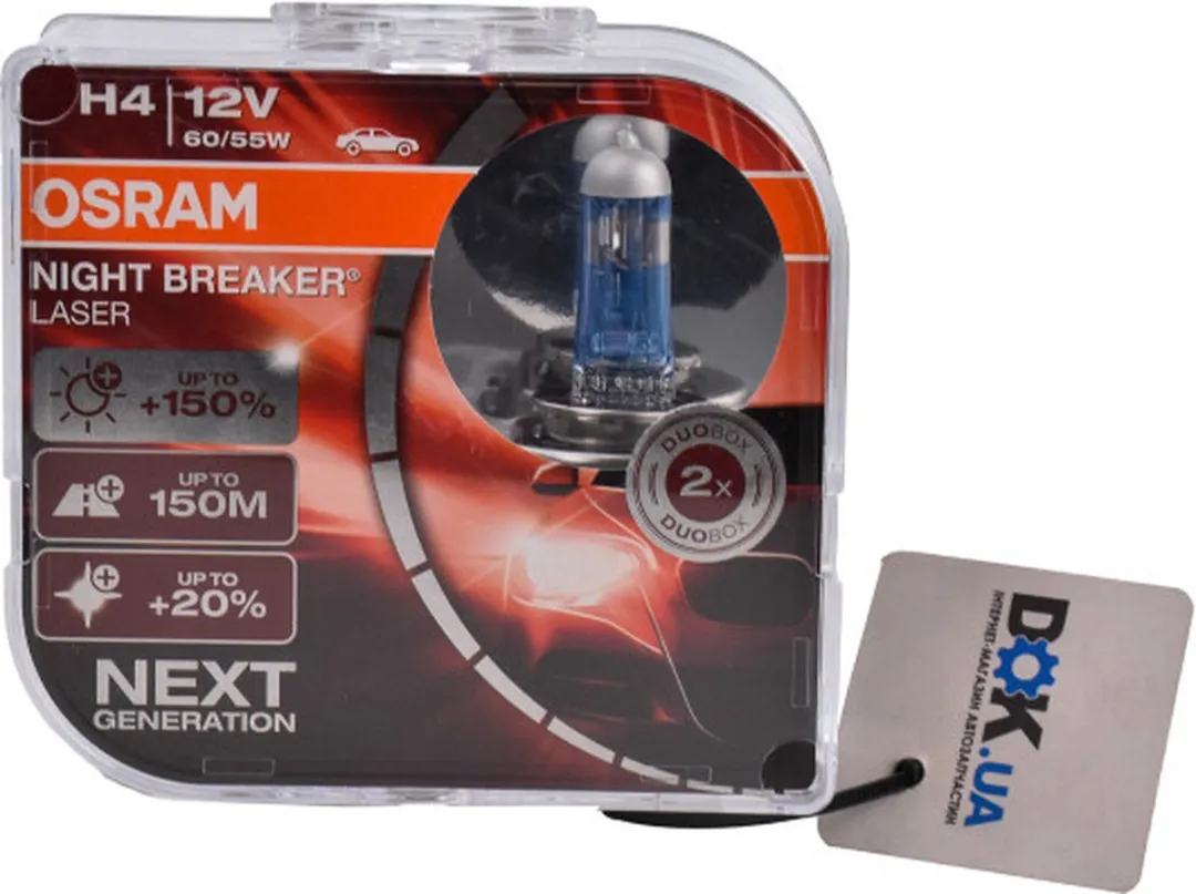 Osram Night Breaker Laser H4 64193NL-HCB - 2 Stuks - 3500K