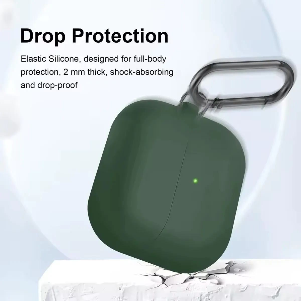 Samsung Galaxy Buds 3 Siliconen Beschermhoes - Zwart
