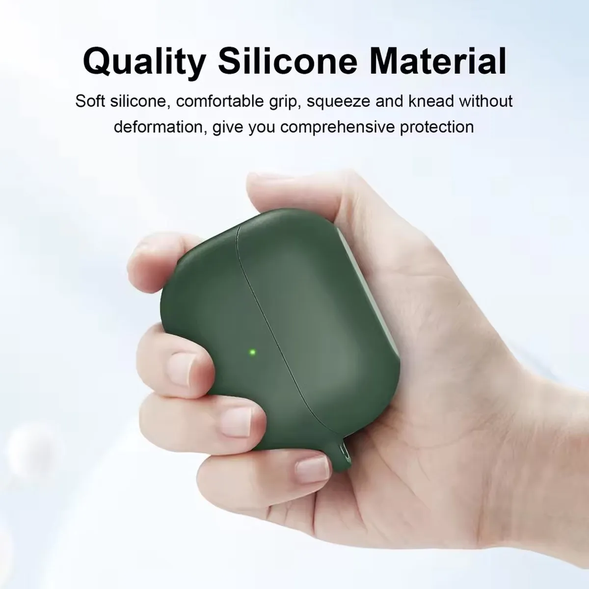 Samsung Galaxy Buds 3 Siliconen Beschermhoes - Zwart