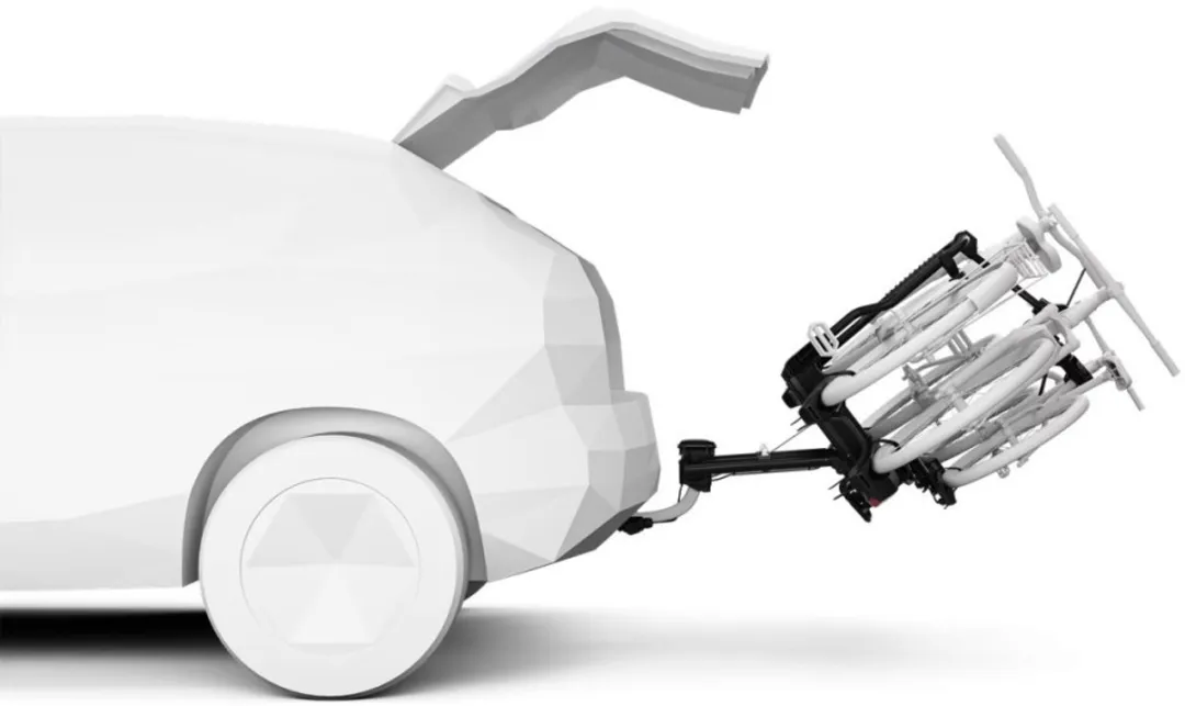 Thule EasyFold 3 Adapter - 1 Fiets - Zwart