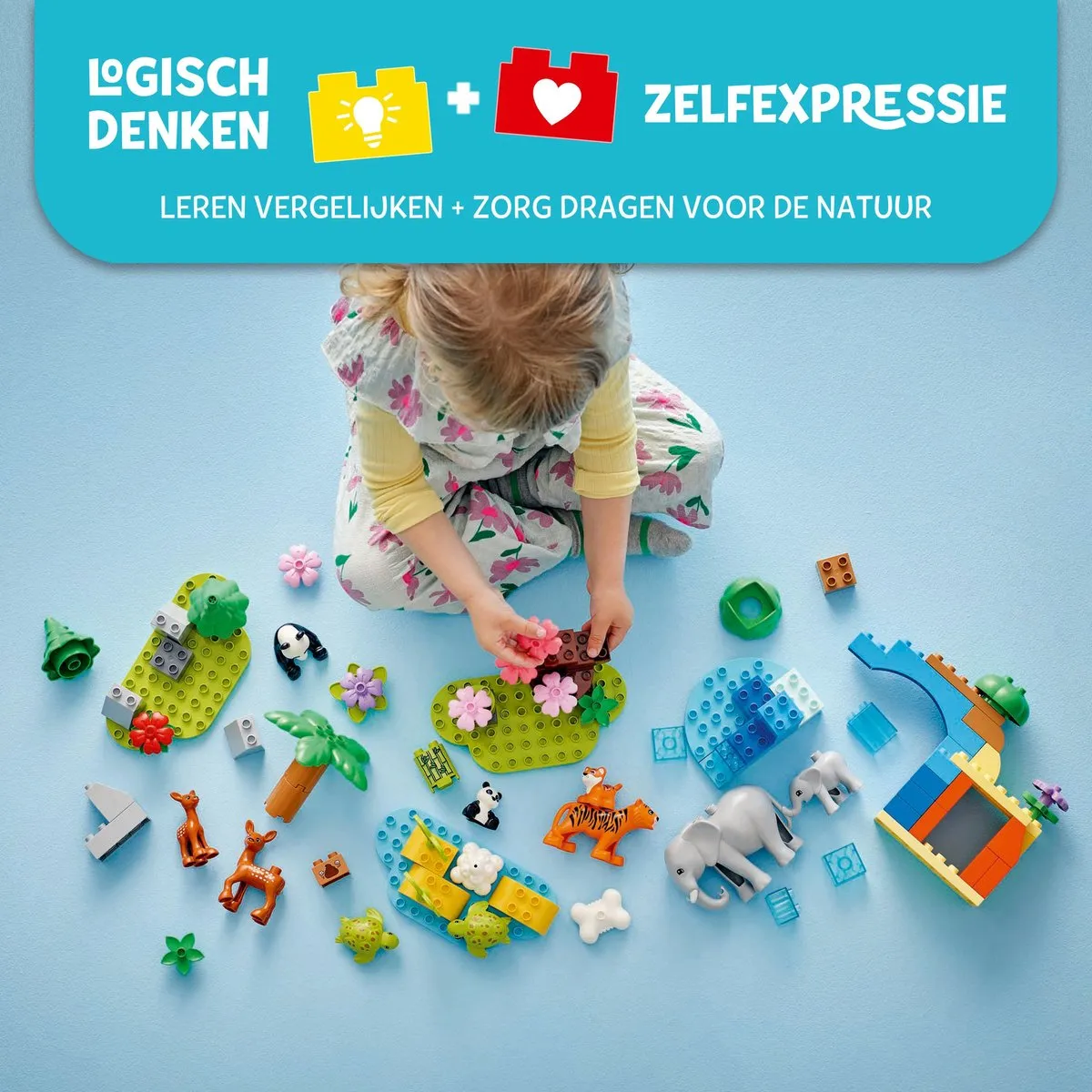 LEGO DUPLO 10446 3-in-1 Wilde Dieren - 92 Stukken - afbeelding 6 van 6