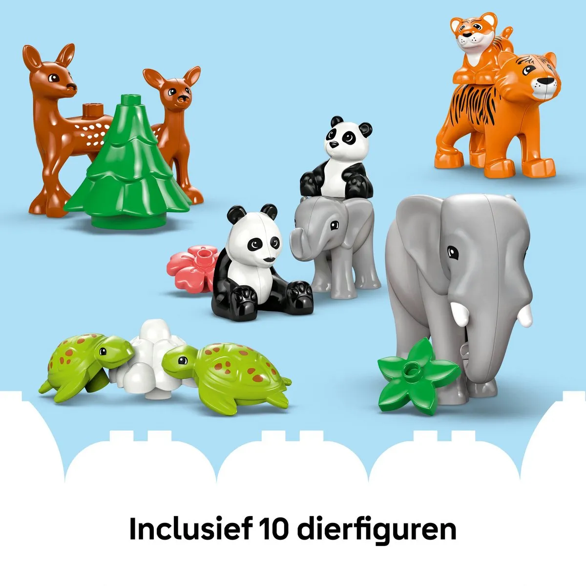 LEGO DUPLO 10446 3-in-1 Wilde Dieren - 92 Stukken