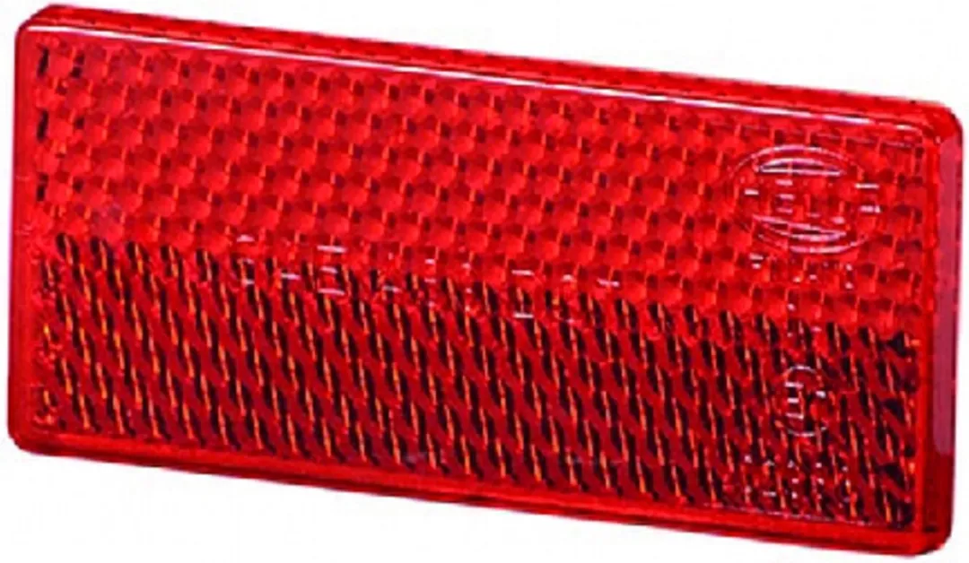 Hella Plakreflector 31.5x70mm - 20 Stuks - Rood - afbeelding 2 van 2