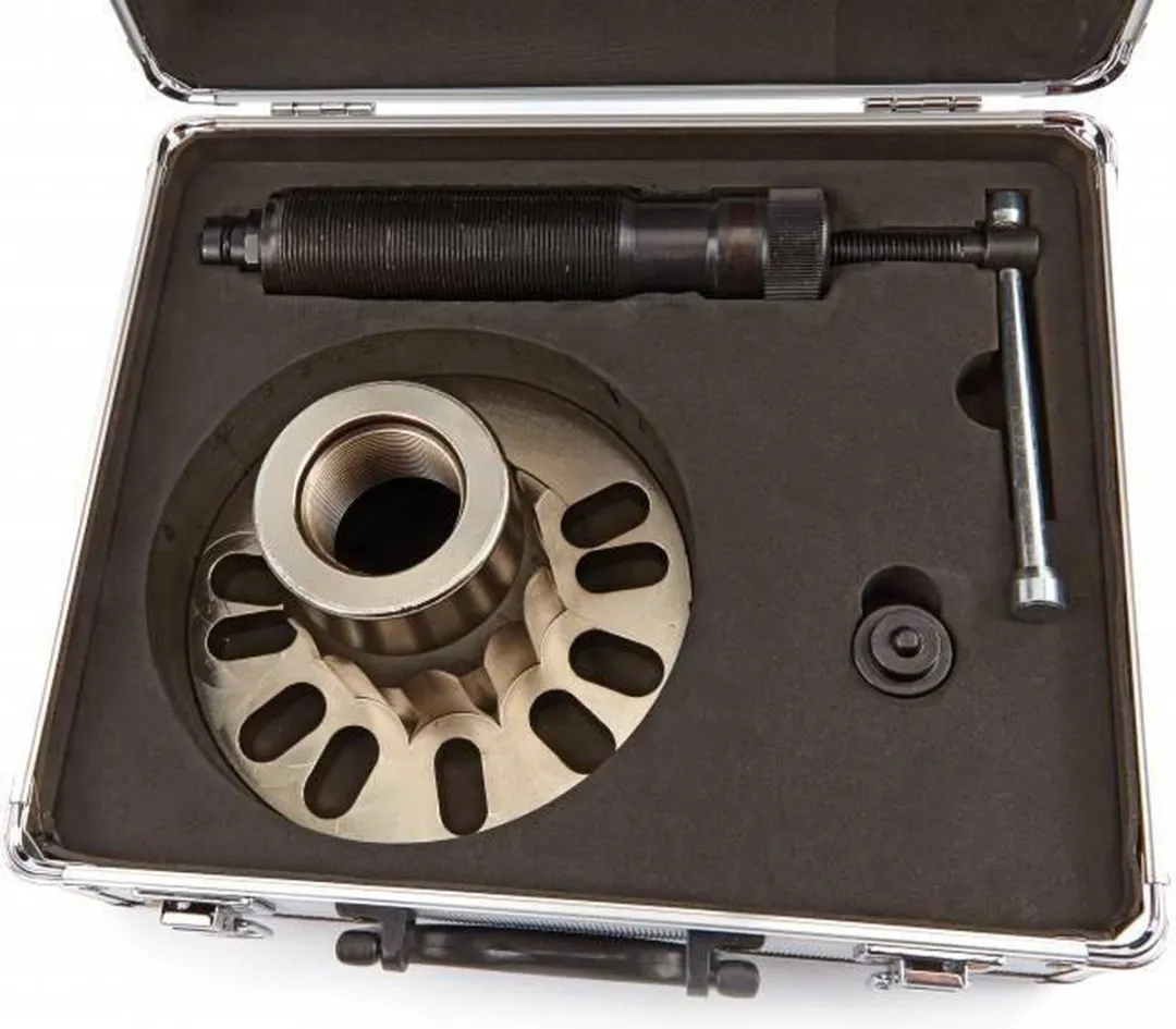 HBM Hydraulische Wielnaaftrekker 10 Ton - Zwart/Zilver
