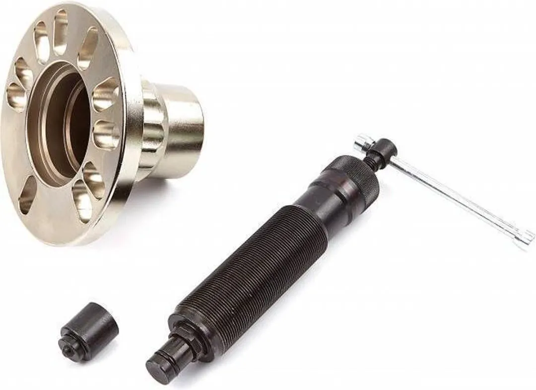 HBM Hydraulische Wielnaaftrekker 10 Ton - Zwart/Zilver