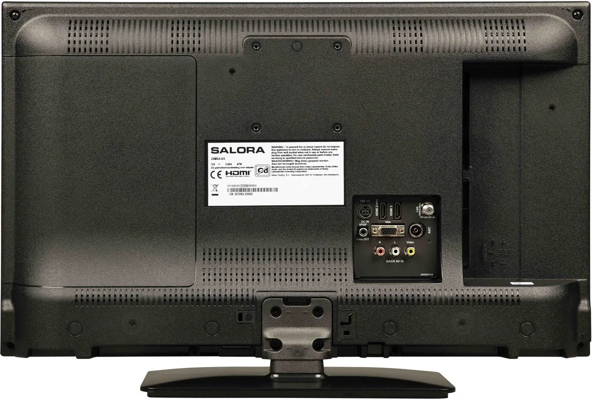 Salora MOBILE24TV 24 Inch Smart TV - 12V - Zwart
