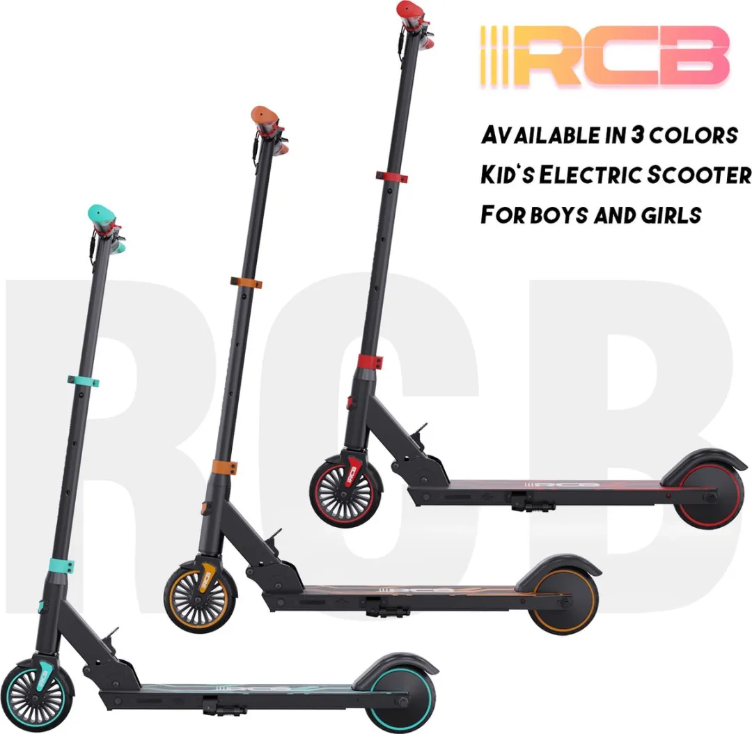 RCB Kinderstep Inklapbaar 250W - 20km/u Rood