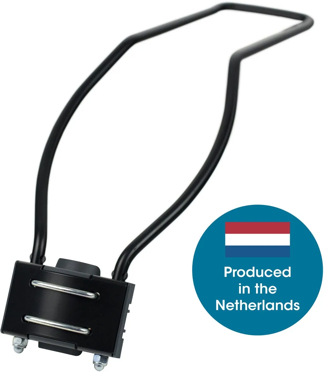 Qibbel Air Fietsstoeltje Achter - Zilver